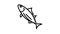 skipjack tuna line icon animation