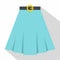 Skirt icon, flat style