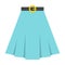 Skirt icon, flat style