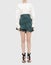 Skirts | Women`s Corporate Desk to Dinner Clothing, Women High Waist Pleated Knee Length Skirt Vintage A Line Big Bow Zipper