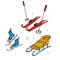 Skis Skates Sledge