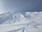 Skitour to the Girenspitz and Schafberg above St.Antonien. Ski mountaineering in deep powder snow. Winter sports.