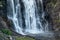 Skjervsfossen norwegian landmark cascade waterfall