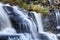 Skjervsfossen waterfall top part white water view