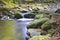 Sklarky waterfall in Sklarszka Poreba, Poland