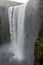 Skogafoss beautiful waterfall green Iceland