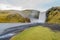 Skogafoss, beautiful waterfall in Iceland