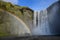 Skogafoss is the most popular waterfall in Iceland.