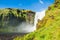 Skogafoss waterfall, South Iceland.