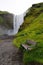 Skogarfoss,majestic waterfall in Iceland.