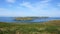 Skomer Island from Martin\'s Haven in Wales