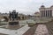 Skopje City Center - Statue, Archaeological Museum and Vardar River, Republic