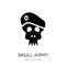 skull army icon in trendy design style. skull army icon isolated on white background. skull army vector icon simple and modern