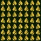 Skull army pattern background design