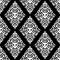 Skull and Bones abstract Decorative Damask Pattern