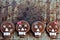 Skull chocolate cookies