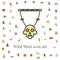 skull decoration colored icon. wild west icons universal set for web and mobile