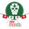 Skull icon. Mexico culture. Vector graphic