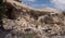 Skull Rock near Garden Tomb in Jerusalem, Israel