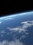 sky background / blue Earth