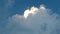 Sky in Blue and lightning cloud