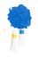 Sky blue squeezed artistic\'s paint tube