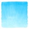 Sky blue watercolor gradient square background