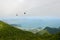 Sky Bridge and Cable Car. Langkawi, Malaysia. View of the island