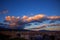 Sky, city, clouds.