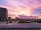 The sky of the city of Tangier before sunset