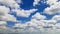 Sky clouds background. Cumulus clouds in blue sky. white whispy clouds and blue sky cloudscape. Freedom concept