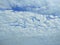 Sky with clouds. Meteorology, climate.Sky with clouds.White, fluffy clouds in blue sky.Sun rays and clouds.