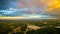 Sky and clouds sunset landscape over york south carolina