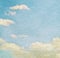 Sky and clouds on watercolor background