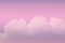 Sky and cloudy with beautiful pink color background.Subtle background Pastel of cloud.