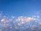 Sky and clound on bright day texture pattern background