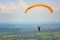 Sky diving parachute paragliding paralayang