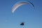 Sky Glider Above Mountains Saluting Photographer