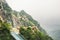 Sky high suspension bridge Songshan china