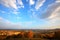 Sky on the inner mongolian prairie