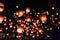 Sky lanterns in Lantern Festival