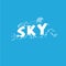 Sky logotype. typographic for `SKY`