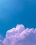 Sky\\\'s Canvas: Serene White Clouds in a Sea of Blue