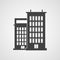 Sky scrapper Building vector icon