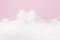 Sky soft cloud, sky pastel pink color soft background, love valentine background