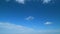 Sky after the storm. Majestic amazing blue sky with stratocumulus clouds. Nature cumulus clouds moving. Timelapse.