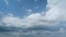 Sky before storm. Stormy cloudy sky wide panorama. Storm cloudy dramatic sky with dark rain grey cumulus cloud and blue