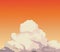 Sky sunset cloud design graphic