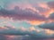 Sky transforms into a tapestry of breathtaking beauty with streaks of pink purple and gold casting a serene and enchanting