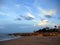 A sky of translucent blues and whites, seem to sing at the beautiful Nightcliff beach. Darwin. NT, Australia